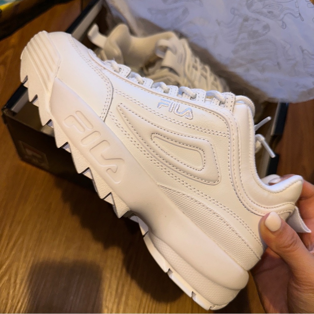 Fila White Women's Sneakers - Picture 3 of 5